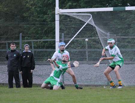 Action from the under 16 hurling game between Aodh Ruadh and Setanta.