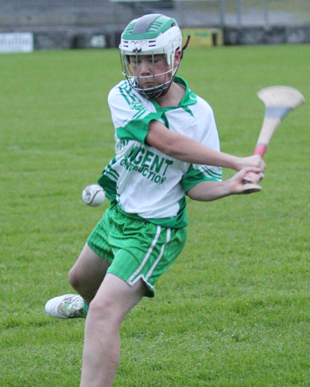 Action from the under 16 hurling game between Aodh Ruadh and Setanta.