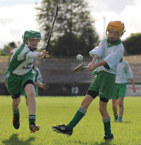 Action from the Aodh Ó Dlaigh tournament in Father Tierney Park.