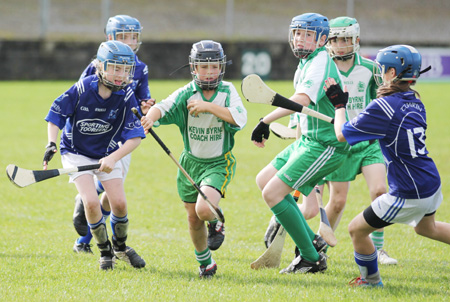 Action from the Aodh Ó Dlaigh tournament in Father Tierney Park.