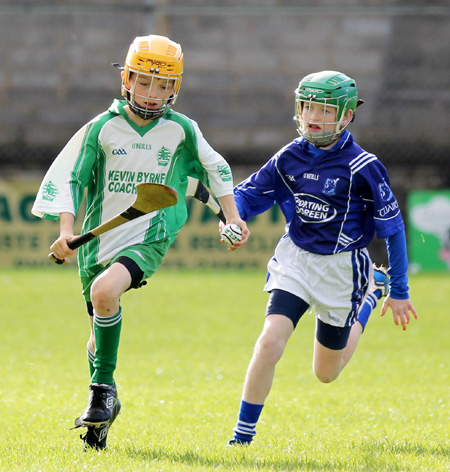 Action from the Aodh Ó Dlaigh tournament in Father Tierney Park.