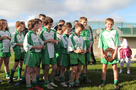 Action from the Aodh Ó Dlaigh tournament in Father Tierney Park.