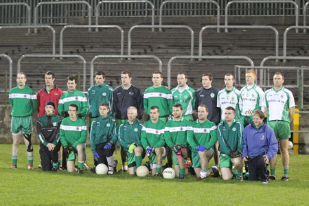 Action from the intermediate football championship semi-final against Naomh Colmcille.