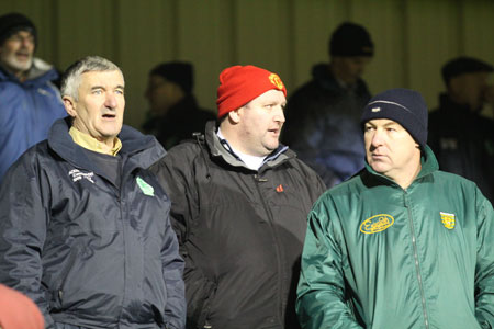 Action from the intermediate football championship semi-final against Naomh Colmcille.