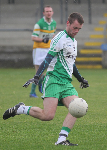 Action from the intermediate reserve football championship final against Buncrana.