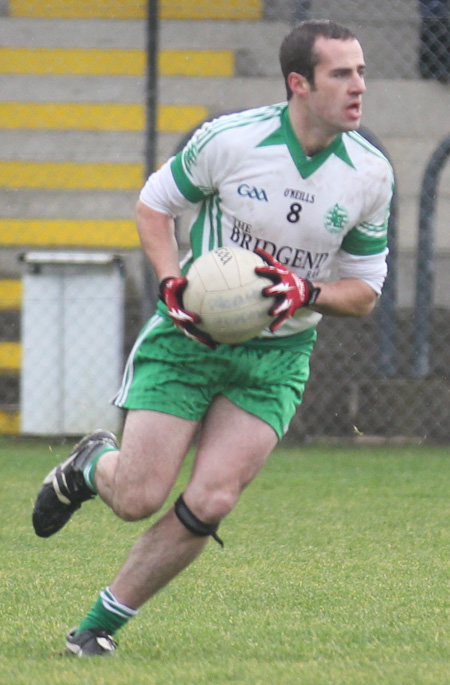 Action from the intermediate reserve football championship final against Buncrana.