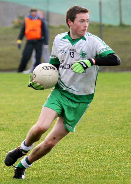 Action from the intermediate reserve football championship final against Buncrana.