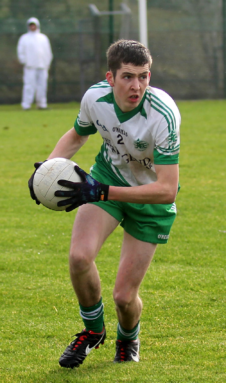 Action from the intermediate reserve football championship final against Buncrana.