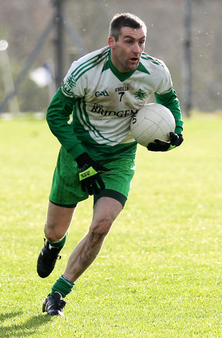 Action from the intermediate reserve football championship final against Buncrana.