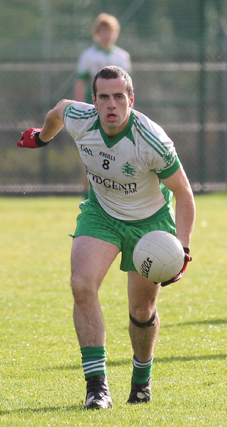 Action from the intermediate reserve football championship final against Buncrana.