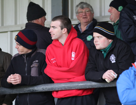 Action from the intermediate reserve football championship final against Buncrana.