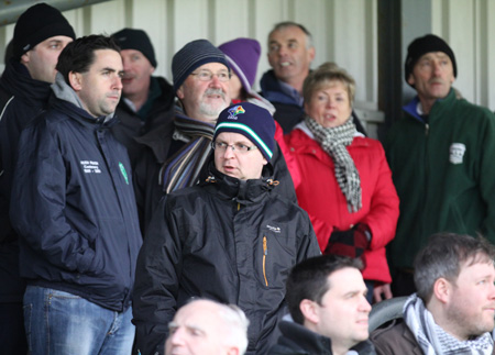 Action from the intermediate reserve football championship final against Buncrana.