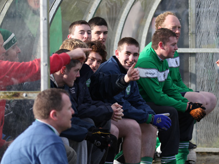 Action from the intermediate reserve football championship final against Buncrana.