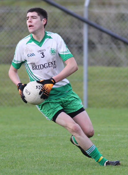 Action from the intermediate reserve football championship final against Buncrana.