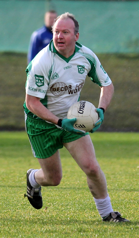 Action from the intermediate reserve football championship final against Buncrana.