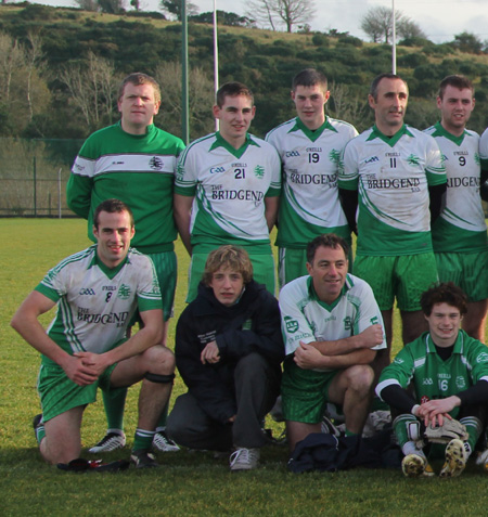 Action from the intermediate reserve football championship final against Buncrana.