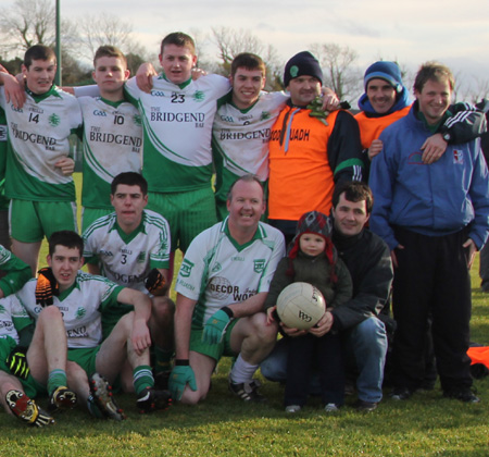 Action from the intermediate reserve football championship final against Buncrana.