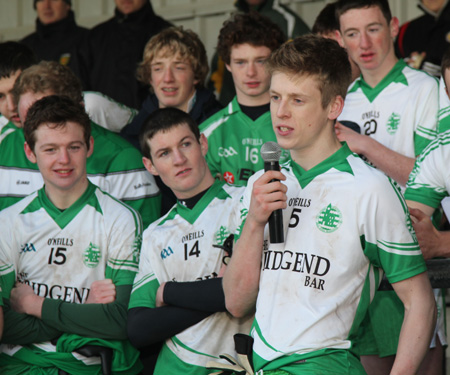 Action from the intermediate reserve football championship final against Buncrana.