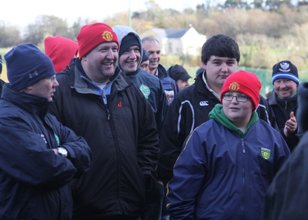 Action from the intermediate reserve football championship final against Buncrana.