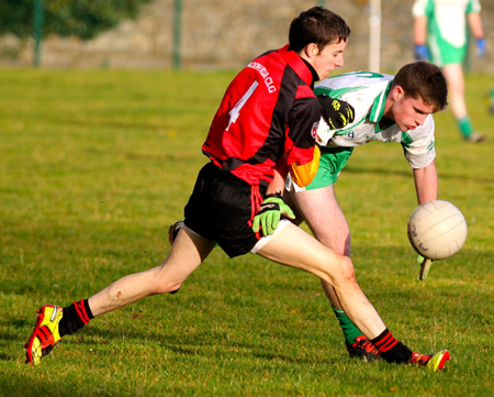 Action from the senior division 3 match against Red Hugh's.