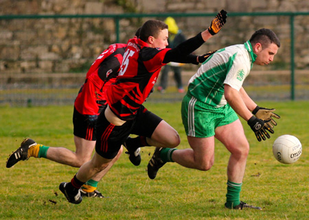 Action from the senior division 3 match against Red Hugh's.