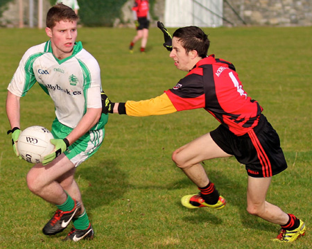 Action from the senior division 3 match against Red Hugh's.