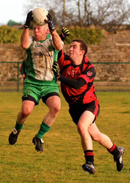 Action from the senior division 3 match against Red Hugh's.