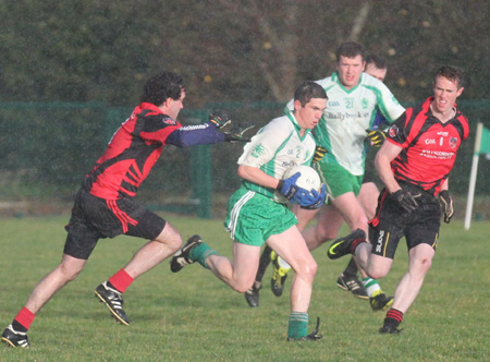 Action from the senior division 3 match against Red Hugh's.