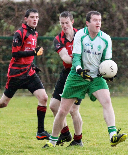 Action from the senior division 3 match against Red Hugh's.