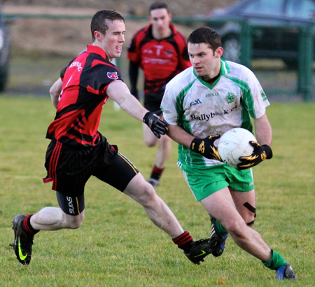 Action from the senior division 3 match against Red Hugh's.