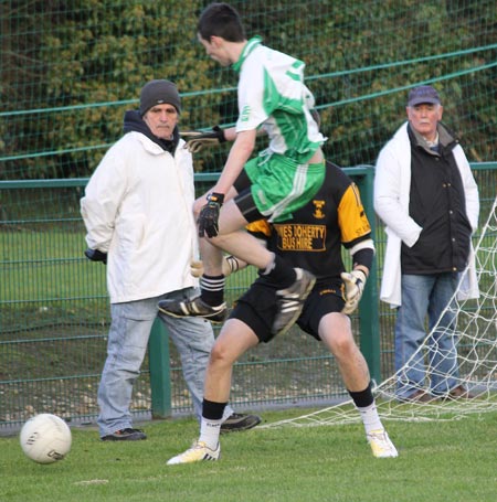 Action from the under 18 county league semi-final against Saint Eunan's.