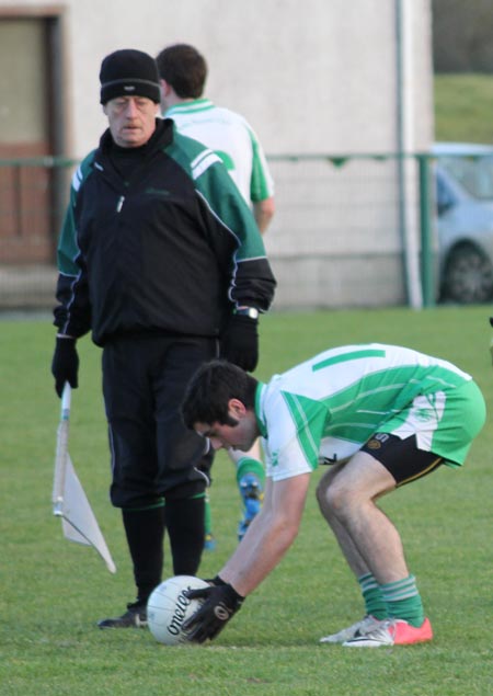 Action from the under 18 county league semi-final against Saint Eunan's.