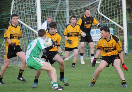 Action from the under 18 county league semi-final against Saint Eunan's.