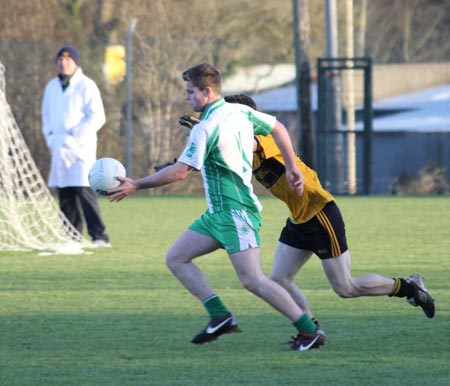 Action from the under 18 county league semi-final against Saint Eunan's.