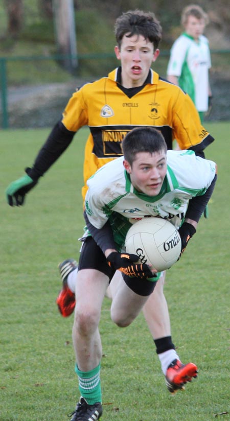 Action from the under 18 county league semi-final against Saint Eunan's.