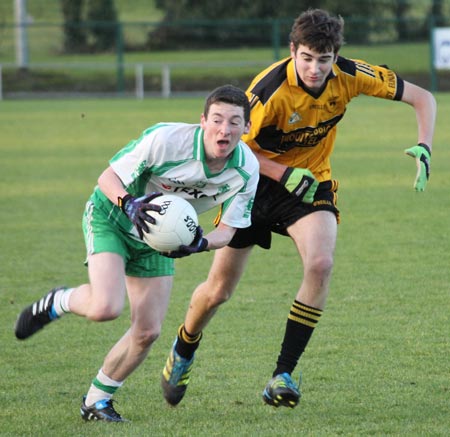 Action from the under 18 county league semi-final against Saint Eunan's.