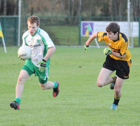 Action from the under 18 county league semi-final against Saint Eunan's.