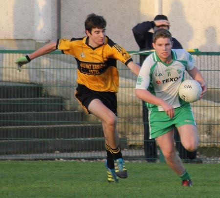 Action from the under 18 county league semi-final against Saint Eunan's.