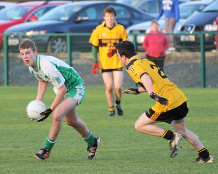 Action from the under 18 county league semi-final against Saint Eunan's.