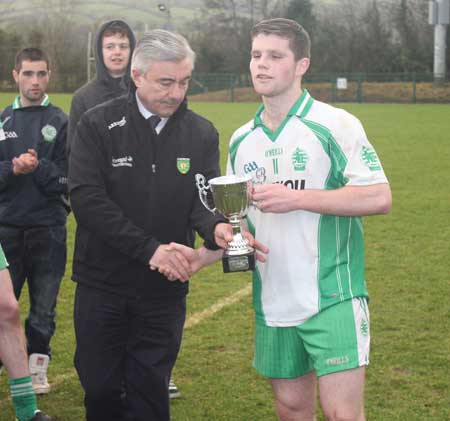 Action from the under 18 county league final against Cloughaneely.