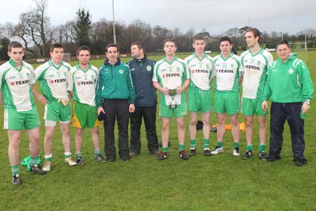 Action from the under 18 county league final against Cloughaneely.