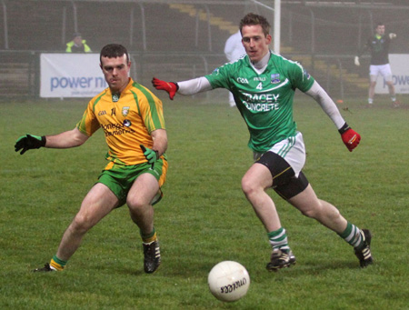 Action from the national football league match against Armagh.