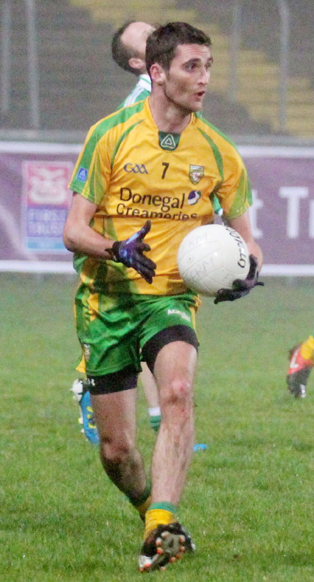 Action from the national football league match against Armagh.