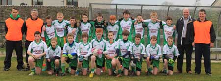 Action from the under 14 league game between Aodh Ruadh and Four Masters.