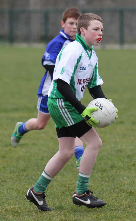 Action from the under 14 league game between Aodh Ruadh and Four Masters.