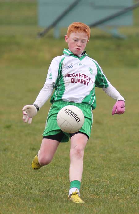 Action from the under 14 league game between Aodh Ruadh and Four Masters.