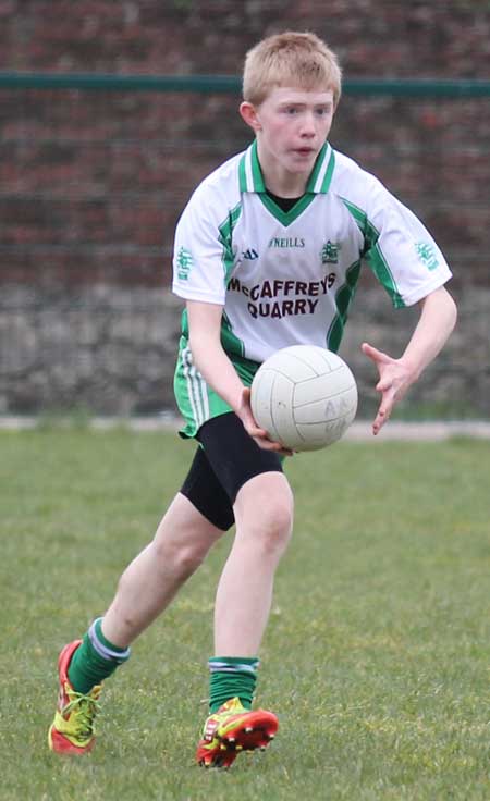 Action from the under 14 league game between Aodh Ruadh and Four Masters.