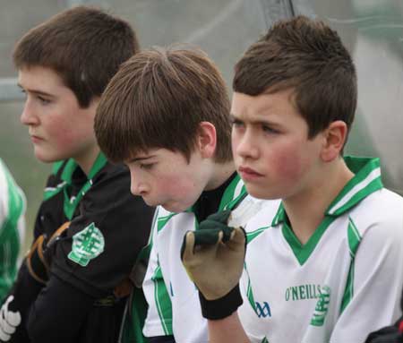 Action from the under 14 league game between Aodh Ruadh and Four Masters.