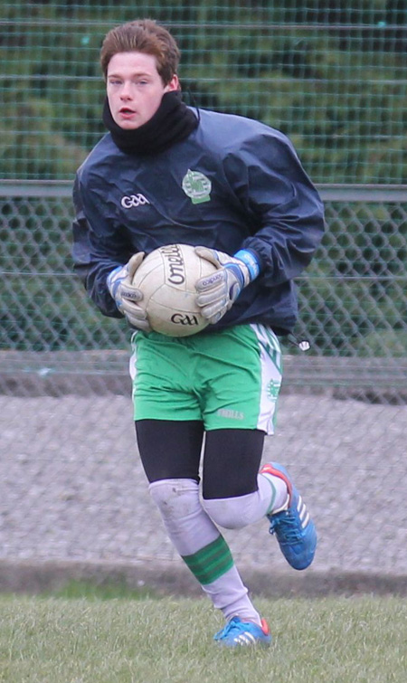 Action from the challenge match between Aodh Ruadh and Urney.