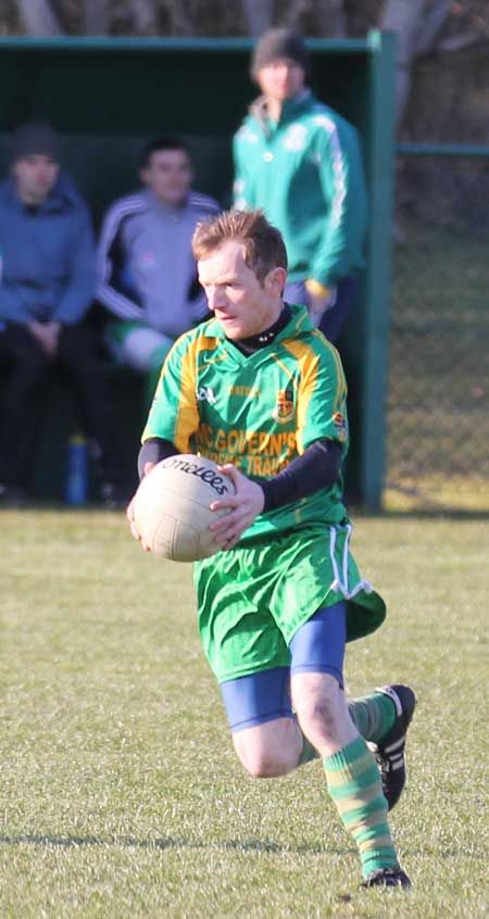 Action from the reserve division 3 senior game against Saint Naul's.